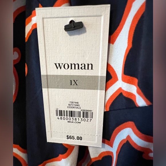 NWT Crown & Ivy blouse, 1X - Picture 2 of 4